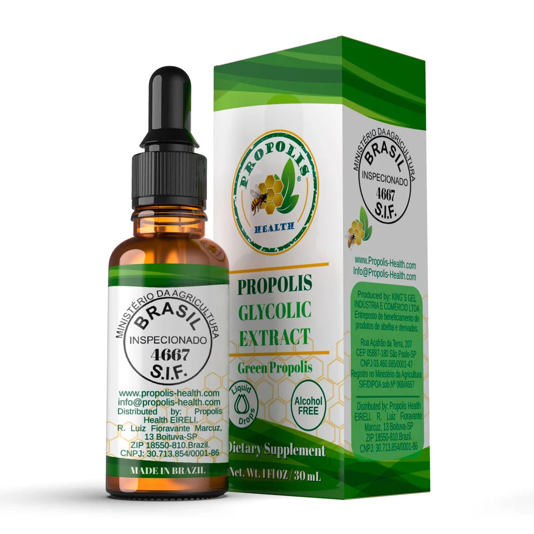 Green Propolis Extract Liquid | Brazilian Bee Propolis Extract | 30 Days Supply | Alcohol-Free | Bee Propolis Liquid | Immune Support | Immunity Shots