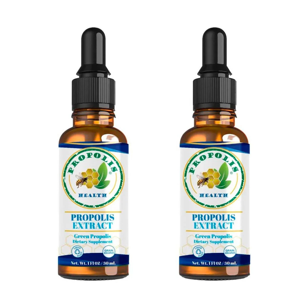Bee Propolis Extract - Natural Immune Support & Sore Throat Relief - Hight Concentrate Antioxidants - Pure Bee Propolis - Immunity Shot