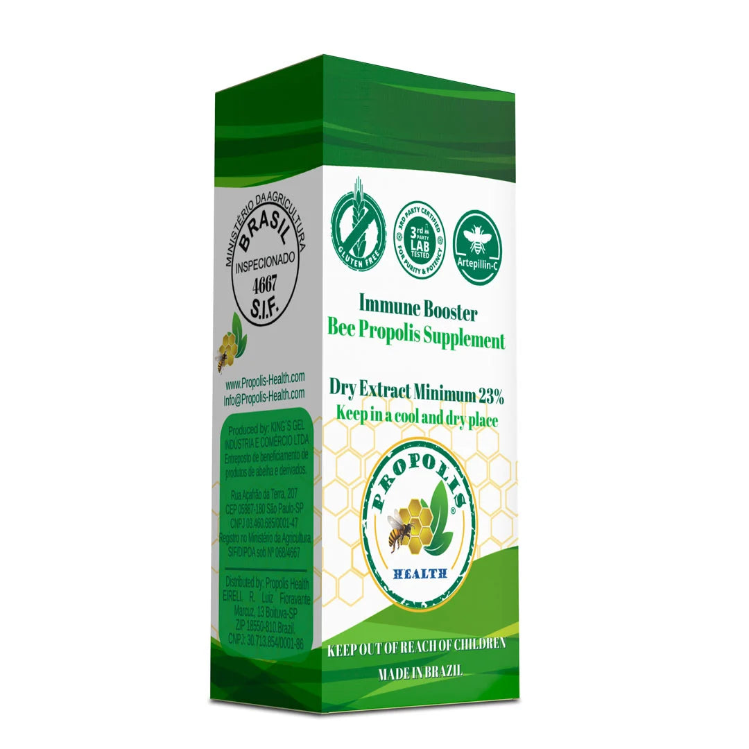 Green Propolis Extract Liquid | Brazilian Bee Propolis Extract | 30 Days Supply | Alcohol-Free | Bee Propolis Liquid | Immune Support | Immunity Shots