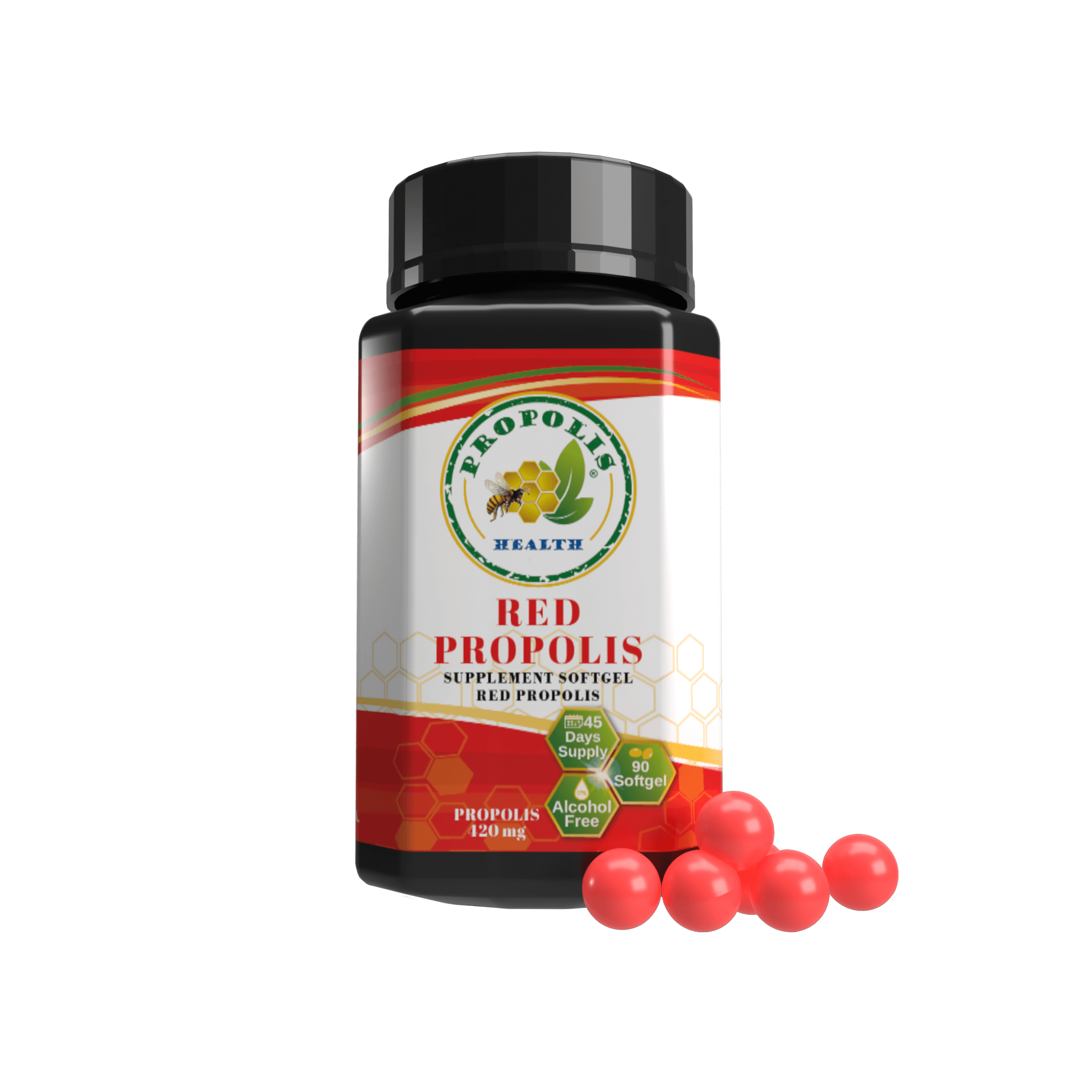 Red Bee Propolis Capsules 